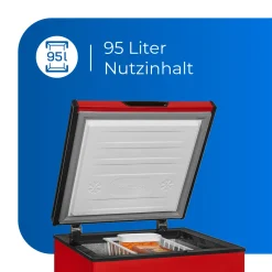 Exquisit Gefriertruhe GT100-330E Rot | 96 L Nutzinhalt | Rot -Kaufland Geschäft 02d034ff4347a2c44cb0a47f732fdb5e