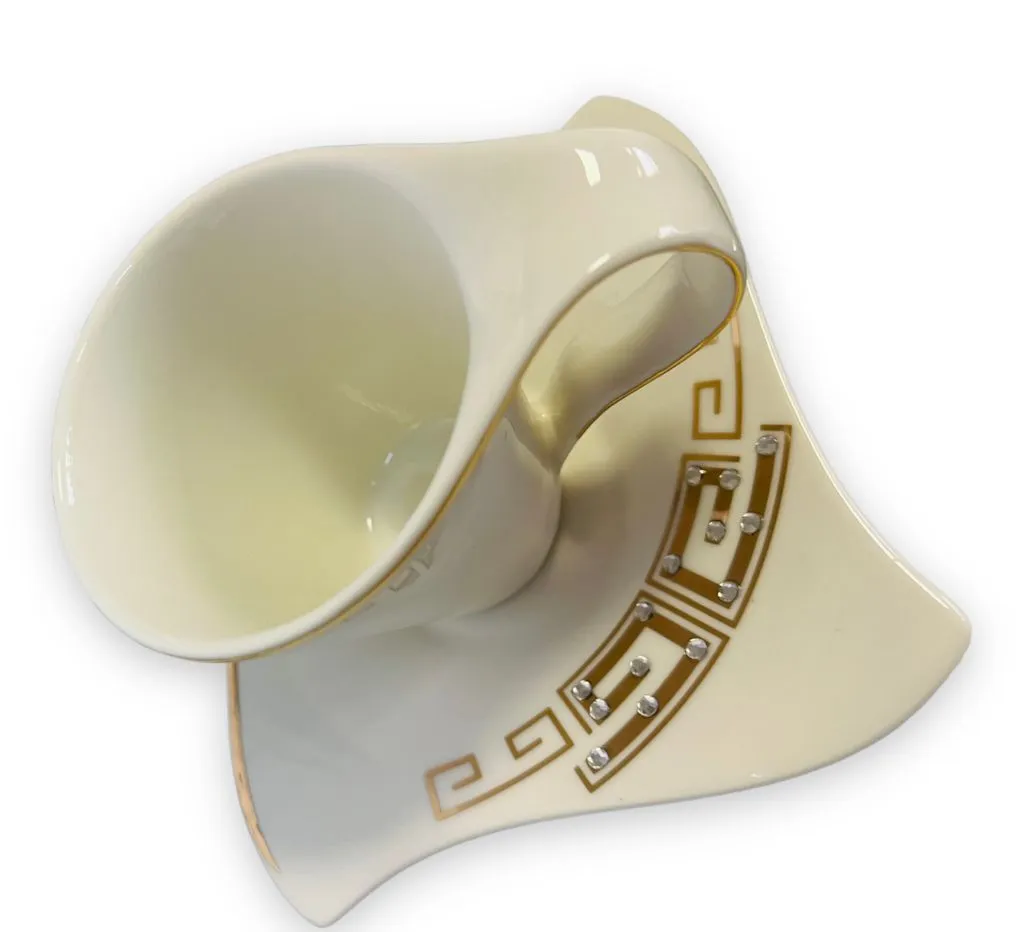 12-teiliges Medusa Mäander Kaffeeservice mit Goldschliff Kaffeetassen für 6 Personen 6 Tassen + 6 Untertassen Weiß-Gold Genießen Servieren Kaffee Bavary 12-teiliges Medusa Mäander Kaffeeservice Mit Goldschliff Kaffeetassen Für 6 Personen 6 Tassen + 6 Untertassen Weiß-Gold Genießen Servieren Kaffee -Kaufland Geschäft 040ac3d37f0626a8fece420a61c42ec2