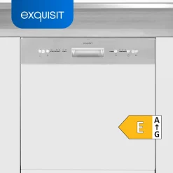 Exquisit Einbaugeschirrspüler EGSP6012-EB-030E Inox | Teilintegriert | 12 Gedecke | Inox -Kaufland Geschäft 053b3b4b6e6253a52a72c93a2be61db5