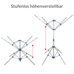Monzana Wäschespinne Höhenverstellbar Mobil Mit 4 Erdspieße Camping Wäscheständer Wäscheleine Wetterfest Leicht Aluminium -Kaufland Geschäft 061aa27d411ef86460c1220c9996c61c