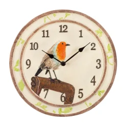 Atlanta Küchenuhr 6111, Bunt, Quarz, Wanduhr, Mit Vogel Motiv