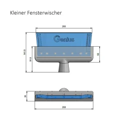 Genius Fensterwischer-Set 8-tlg - Fensterputzer + Universalstange, Wanne & Mikrofaserbezug | Glänzende Und Streifenfreie Sauberkeit; A81965 -Kaufland Geschäft 08414f0a2317b564ed83be79a46718d3