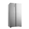 Hisense RS677N4BID - NoFrost - Side By Side - Edelstahl - 519 Liter Gesamtvolumen: 334 Liter Kühlteil & 185 Liter Gefrierteil - LED-Display - LED-Innenbeleuchtung - Inverter-Kompressor - Multi Air Flow - Touch Control -Kaufland Geschäft 0ef6287bba033249f1918e67736cf796