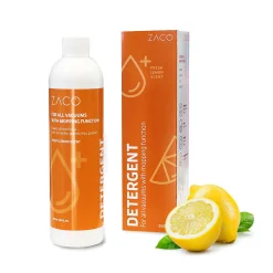 ZACO Reinigungsmittel Für Wischroboter, 200 Ml Konzentrat Bodenreiniger Für Streifenfreie Hartbodenreinigung, Frischer Zitronenduft, Für Fliesen, Parkett, Vinyl