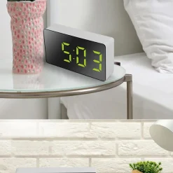 Jefety LED Spiegel Digitaler Wecker Mit 3 Modi (Uhrzeit, Datum, Temperatur) Nachtwecker Autouhr-Blaue Zahlen -Kaufland Geschäft 0faf651f3cfdddc9255aec6ba2ca9347