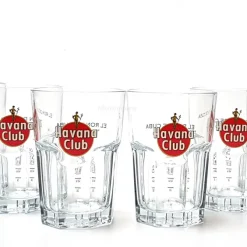 Havana Club Gläser Set – 6x Gläser Geeicht 2/4cl