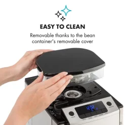 Klarstein Aromatica X Kaffeemaschine Mahlwerk Glaskanne Aroma+ Edelstahl -Kaufland Geschäft 106a036dbc12ccc9ce9ed7802ccf5964