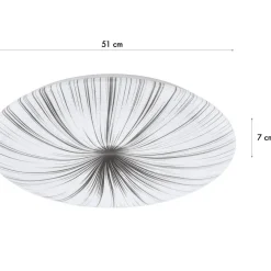 EGLO Nieves Ø 51 Cm Weiß/silber -Kaufland Geschäft 10789a14ad9d1317f0f1ffc9fbe151ff