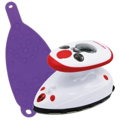 Babysnap Gritzner Bügeleisen Mini (rot) Mit Lila Ablage