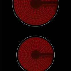 Respekta Kochfeld Autark Glaskeramik Einbau Kochplatte Touch 2 Platten Rahmenlos