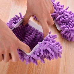 YisibaihTao 5 Paar Mop Hausschuhe Für Die Bodenreinigung, Waschbare Wiederverwendbare Mop Socken Faule Schuhe, Staub Haarreiniger, Wischmops -Kaufland Geschäft 15c0246ebab5728c218f544822720606