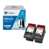 G&G 545XL 546XL Tintenpatronen Kompatibel Mit Canon PG-545XL CL-546XL Hohe Kapazität / 2er-Pack Schwarz Und Farbe -Kaufland Geschäft 160759e858e29782d7204ca64f02bd96