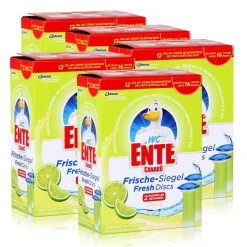 SC Johnson 5x WC Ente Frische Siegel Nachfüller Limone