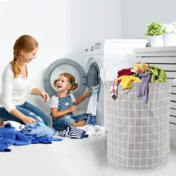 Jormftte Wäschekorb, Verdickte Faltbarer Runde, Wasserdicht Wäschesack Für Wäsche Spielzeug Badzimmer Kinderzimmer, 33 × 33 × 43 Cm -Kaufland Geschäft 1e5caeec1c17f37865cbf4956fc809ce