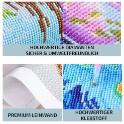 DIY Painting 5D Diamond Painting - Die Niedliche Katze Mit Blume - 40x50 Cm - Ohne Rahmen -Kaufland Geschäft 21b43affcc8a1067048ae0ceef779416