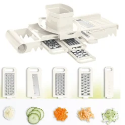 Ernesto Multireibe Reibe Hobel Feinraspel Grobraspel Gemüseschneider Küchenreibe Gemüsehobel