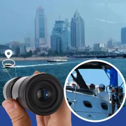 Stretoey Monokular Teleskop, 30 Fache Vergrößerung 4K 10-30X40mm Monokular Fernrohr, HD Tragbares Teleskop Für Erwachsene Im Freien