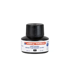 Edding RMTK 25 Permanentmarker Retract 11 Nachfülltinte Schwarz 25 Ml