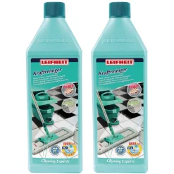 2x Leifheit Kraftreiniger 1000 Ml, Bodenreiniger Für Fliesen Und Steinböden, Fliesenreiniger