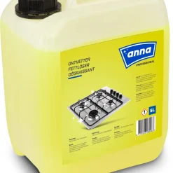 Stanora B.V. ANNA Professional Fettlöser Küche, Fettlöser Für Grill Backofen Herd, Profi-Qualität Für Gastronomie Und Hausgebrauch, Entfettet Stark Verschmutzte Oberflächen, Entfetter 5l