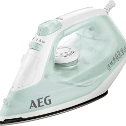 AEG DB1740 Dampfbügeleisen, Keramiksohle, 2400 Watt, Vertikaldampf, Anti-Kalk, Abschaltautomatik