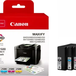 Canon® Canon PGI-2500 BK/C/M/Y - Original - Tinte Auf Pigmentbasis - Schwarz - Cyan - Magenta - Gelb - Cano Canon -Kaufland Geschäft 325c055ecf102b22af995b880d22daf2