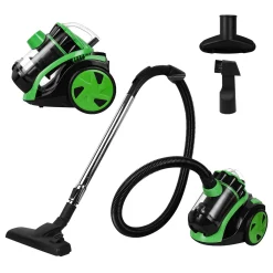 EINFEBEN Staubsauger Ohne Beutel, 3,0L Staubbehaelter, Inkl. Zusatzduesen, Effizienter HEPA-Filter, 900 Watt Bodenstaubsauger Beutellos Fuer Hart- Und Teppichboeden