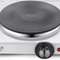 Adler AD 6503 Elektroherd-Einzelkochplatte 1500W, Weiß