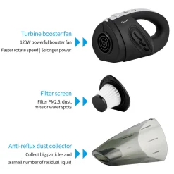 CkeyiN Akku-Handstaubsauger, Wiederaufladbarer, Leistungsstarker Zyklon-Nass-Trocken-Sauger Für Die Reinigung Von Tierhaaren, Staub Und Kies -Kaufland Geschäft 4260357f5d7d6a887c6df7a72fe40454