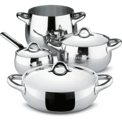 Alessi Topfset Mami - SG100S7 - 4-teilig - Von Stefano Giovannoni