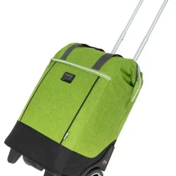 FABRIZIO Punta Big Wheel Einkaufsroller Shopper Einkaufswagen Shopping Trolley Einkaufstrolley Trolly Große Räder 10303-0700 Two Tone Grün + Thermo Tasche