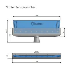 Genius Fensterwischer-Set 8-tlg - Fensterputzer + Universalstange, Wanne & Mikrofaserbezug | Glänzende Und Streifenfreie Sauberkeit; A81965 -Kaufland Geschäft 4c6a086f3d8d467efeb40458bbd34bd8