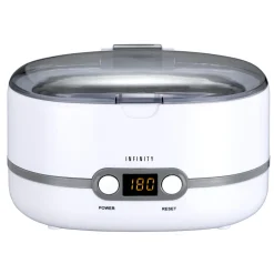 Melissa „INFINITY“ 16800031 UV-Sterilisator Ultraschall ReinigerDigitaler Ultraschallreiniger Reinigungsgerät Mit Timer Für Brillen Schmuck, 600ml