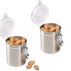 Boral Edelstahl Dosen Mit Bügelverschluß - 2tlg. Set