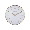 NeXtime 3256WI Small Design-Wanduhr, Leise, Weiß, Gold, 30 Cm -Kaufland Geschäft 5722fa4cf2df63d17467126a157db970