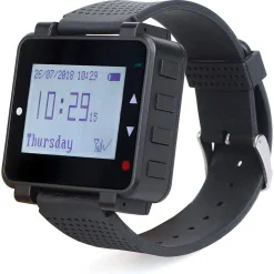 Retekess T128 Wireless Caregiver Pager Kellner Uhrenempfänger Für TD007 Und T117 Button Im Restaurant Hospital Nursing Home