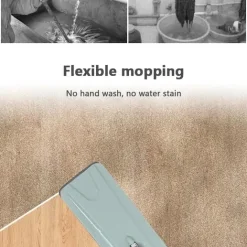 Jormftte Flat Squeeze Mop Freie Handwäsche Bodenreinigung Mop Faser Mop Pad Nass Und Trocken Verwenden Rotationsmop -Kaufland Geschäft 588480ac39ce43ece4b8970495a1b389