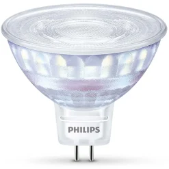 Philips LED WarmGlow Lampe Ersetzt 50W, GU5,3 Reflktor MR16, Warmweiß, 621 Lumen, Dimmbar, 1er Pack