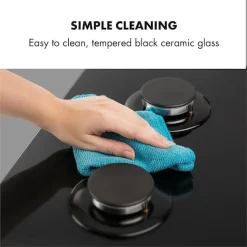 Klarstein Gasherd Einbau-Gaskochfeld - Sabaf-Brenner - Gaskochfeld Für Propan/Erdgas - Gasherd Kochfeld Einbau Gasherd - Glaskeramik - 5-Flammig - Schwarz Einbau Gas Kochfeld Gasherd 5 Platten Kochfelder Herdplatte Kochplatte Einbaukochfeld -Kaufland Geschäft 5e6df163d15b489b763d09355cab0802