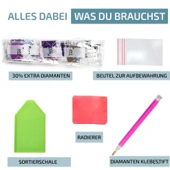 DIY Painting 5D Diamond Painting - Die Niedliche Katze Mit Blume - 40x50 Cm - Ohne Rahmen -Kaufland Geschäft 5f3424aa5dcce03c32ff5f8ce348a9ef