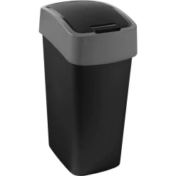 Curver Flip Bin 50L, Schwarz / Soft Grey
