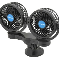 Compass 07222 - Ventilator Mitchell DUO 2x108mm 12V Mit Saugnapf