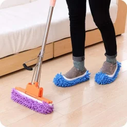 YisibaihTao 5 Paar Mop Hausschuhe Für Die Bodenreinigung, Waschbare Wiederverwendbare Mop Socken Faule Schuhe, Staub Haarreiniger, Wischmops -Kaufland Geschäft 61764271f07543542d7a7282b5d977a4