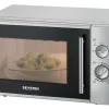 SEVERIN Mikrowelle MW 7772 900 Watt Silber / Schwarz