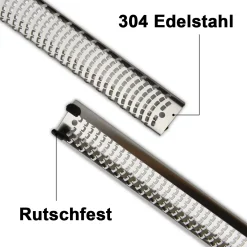 Mmgoqqt Zester, Hobel Reibe - Käsereibe, Parmesanreibe, Zitronenreibe - Küchenreibe Aus Edelstahl Mit Schutzabdeckung Und Silikon Griff | Schwarz -Kaufland Geschäft 6412e6a6b7702a2211417bc5168dbfc7 1
