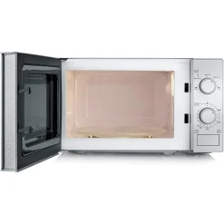 Severin MW 7899, Arbeitsplatte, Solo-Mikrowelle, 20 L, 700 W, Drehregler, Edelstahl