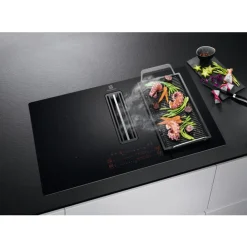 AEG - CCE84751CB - Einbau-Induktions-Kochfeld Mit Integriertem Dunsabzug - Umluft