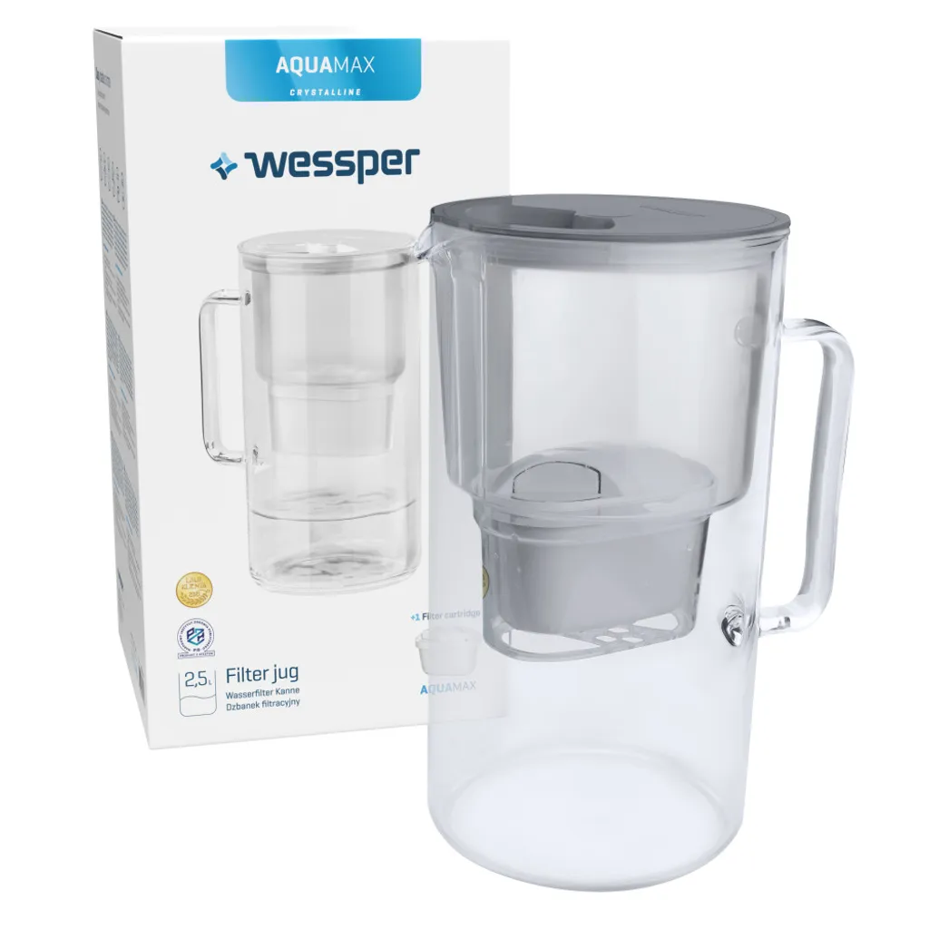 Glas Wasserfilter Kanne 2.5 L mit 10 Filterkartuschen, Reduziert Kalk und Chlor Wessper Glas Wasserfilter Kanne 2.5 L Mit 10 Filterkartuschen, Reduziert Kalk Und Chlor -Kaufland Geschäft 6b4023443d2770fe3b3b79cd1f9c5056