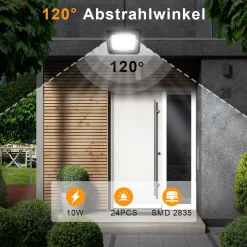 Lospitch 5X LED Fluter Flutlicht Strahler 10W Scheinwerfer Baustrahler Außen Lampe IP65 Kaltweiß -Kaufland Geschäft 6cbe052ca8244e7bf809e546fed23a55 1