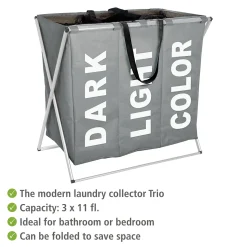 Wenko Wäschesammler Trio Grau -Kaufland Geschäft 6e32e557bb415c43525494cb618ae8d8